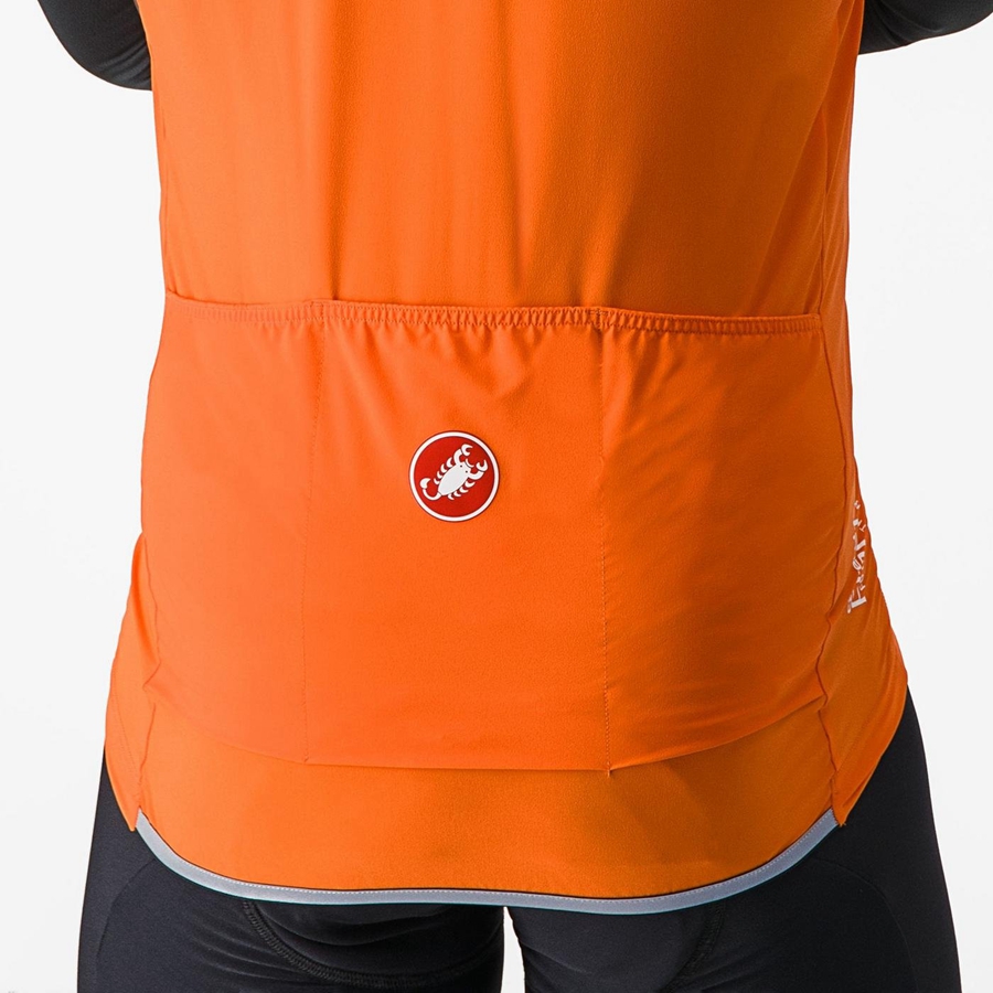 Castelli PERFETTO RoS 2 Weste Herren Rot Orange | 37625-AFZS