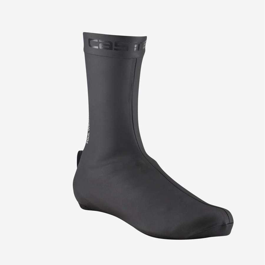 Castelli PIOGGIA 4 Überschuhe Damen Schwarz | 46301-UEBV