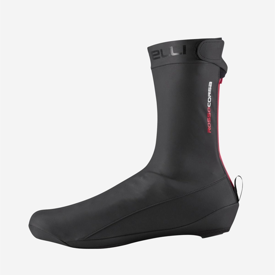 Castelli PIOGGIA 4 Überschuhe Damen Schwarz | 46301-UEBV