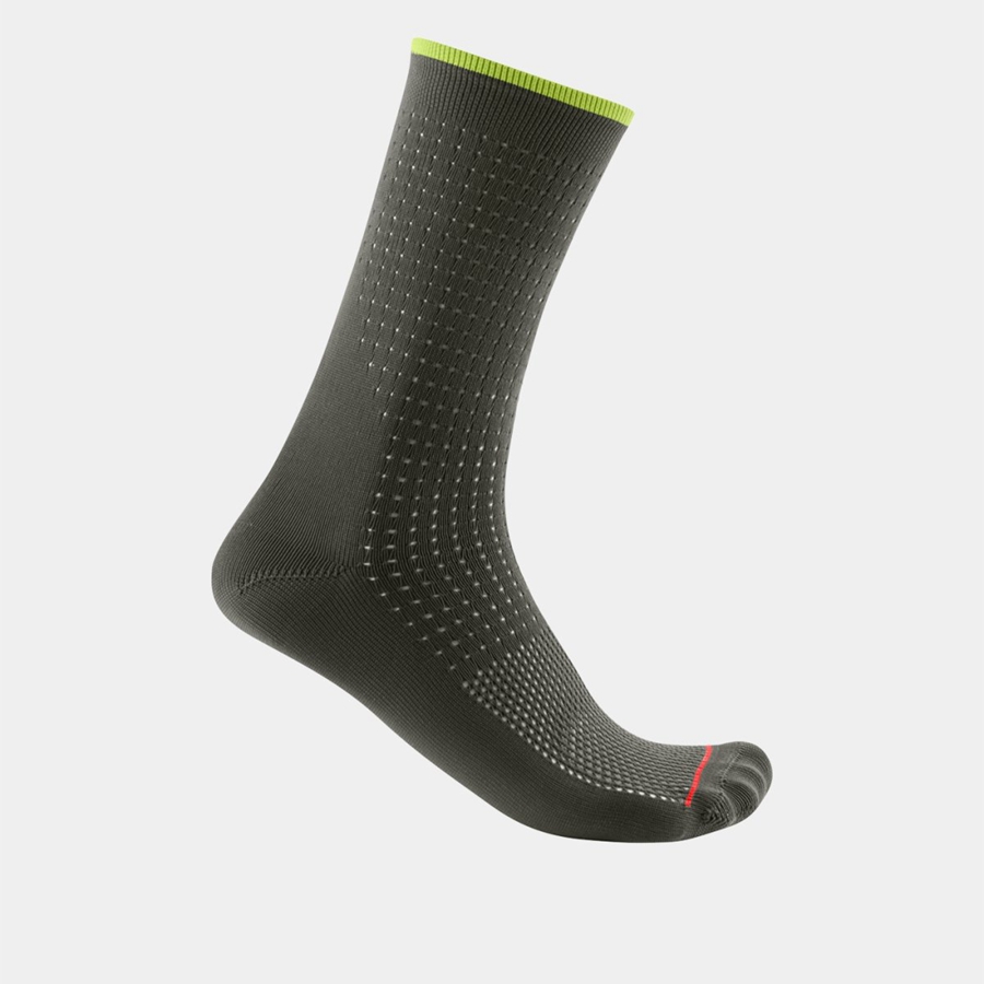 Castelli PREMIO 18 Socken Herren Tiefesgrün | 28610-HITV