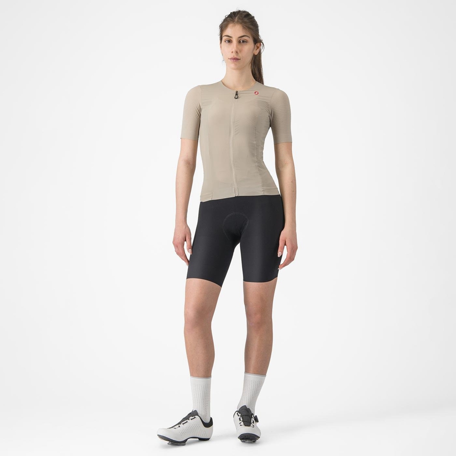 Castelli PREMIO W Shorts Mit Latz Damen Schwarz | 40382-XKRN