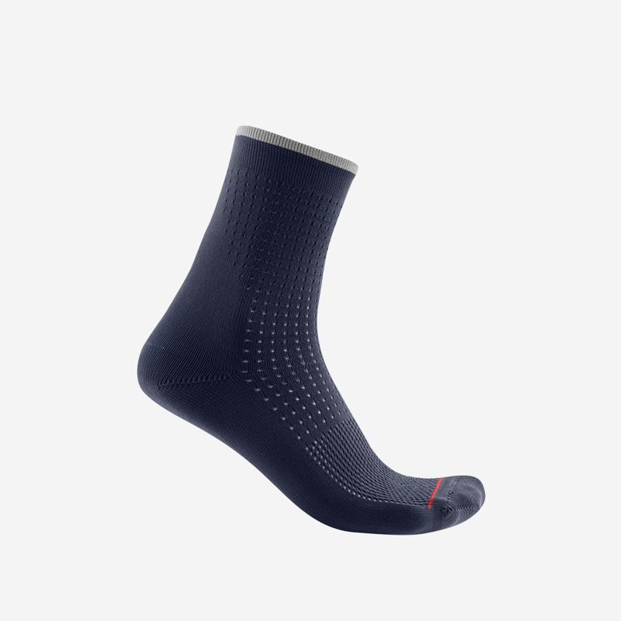 Castelli PREMIO W Socken Damen Blau | 52341-HCIR