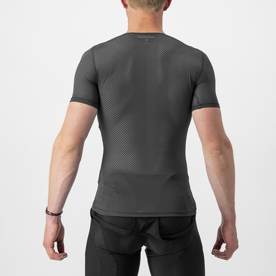 Castelli PRO MESH 2.0 SHORT SLEEVE Grundschicht Herren Schwarz | 03871-NGLA