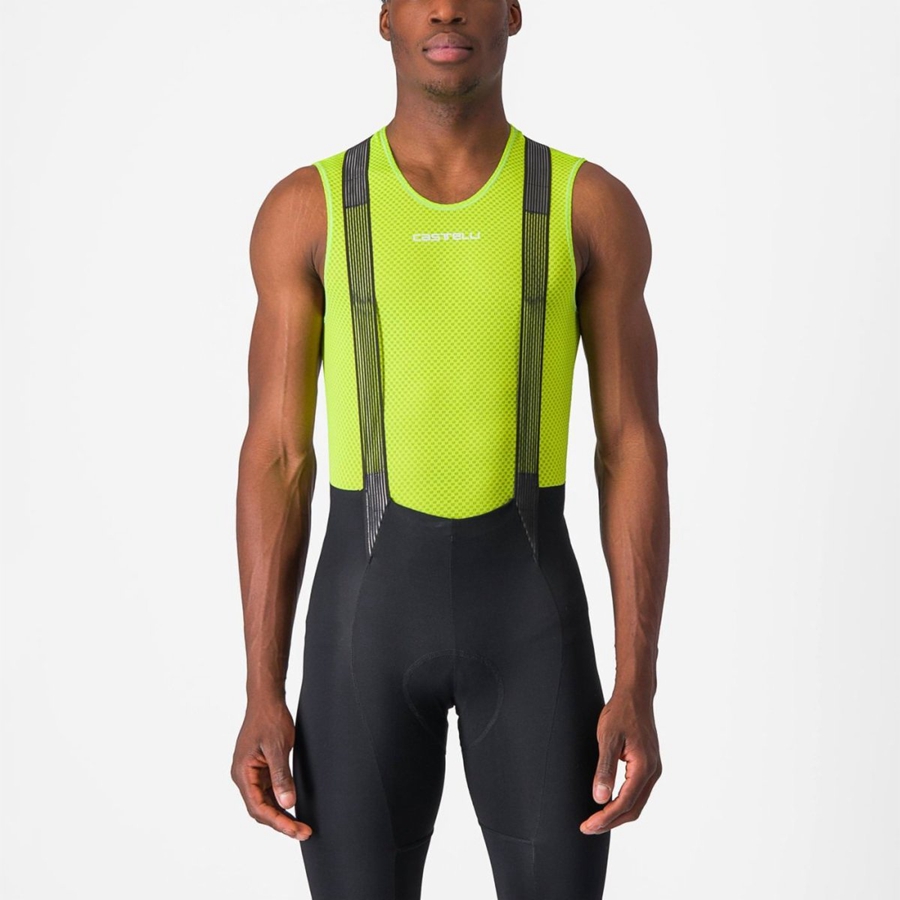 Castelli PRO MESH 2.0 SLEEVELESS Grundschicht Herren Hellgrün | 35078-YNTL