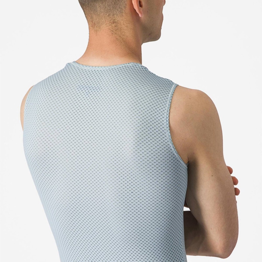 Castelli PRO MESH 2.0 SLEEVELESS Grundschicht Herren Blau | 49013-KBRT