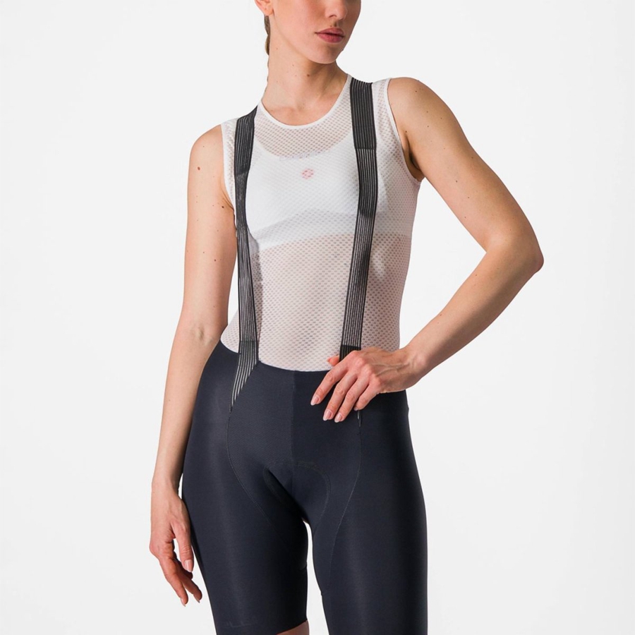 Castelli PRO MESH W SLEEVELESS Grundschicht Damen Weiß | 51706-KGES