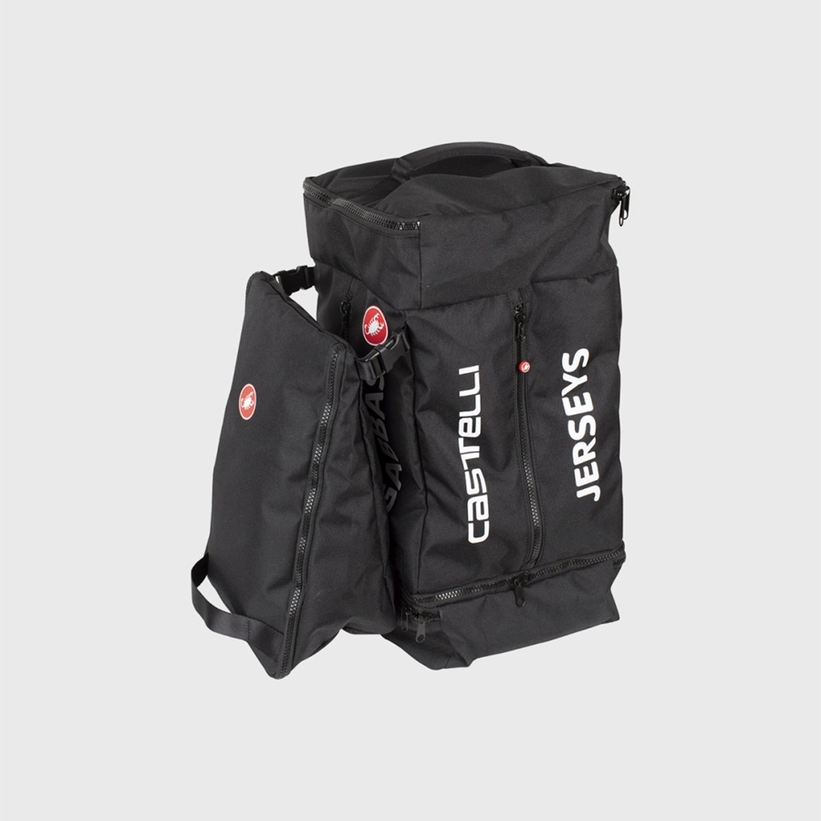 Castelli PRO RACE RAIN Taschen Damen Schwarz | 52841-OQUJ