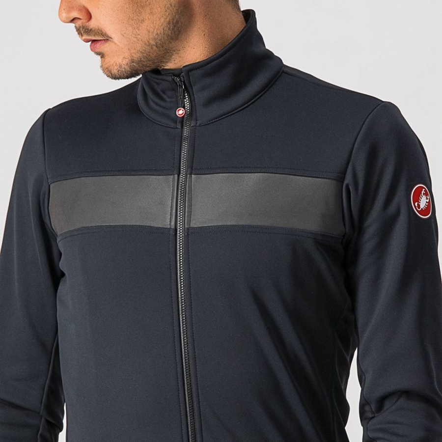 Castelli RADDOPPIA 3 Jacken Herren Schwarz Schwarz | 67430-LHEP