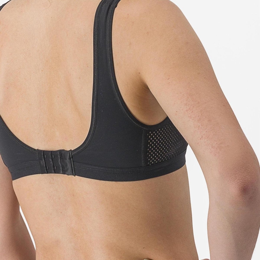 Castelli ROSSO CORSA BRA Grundschicht Damen Schwarz | 95023-IEPW