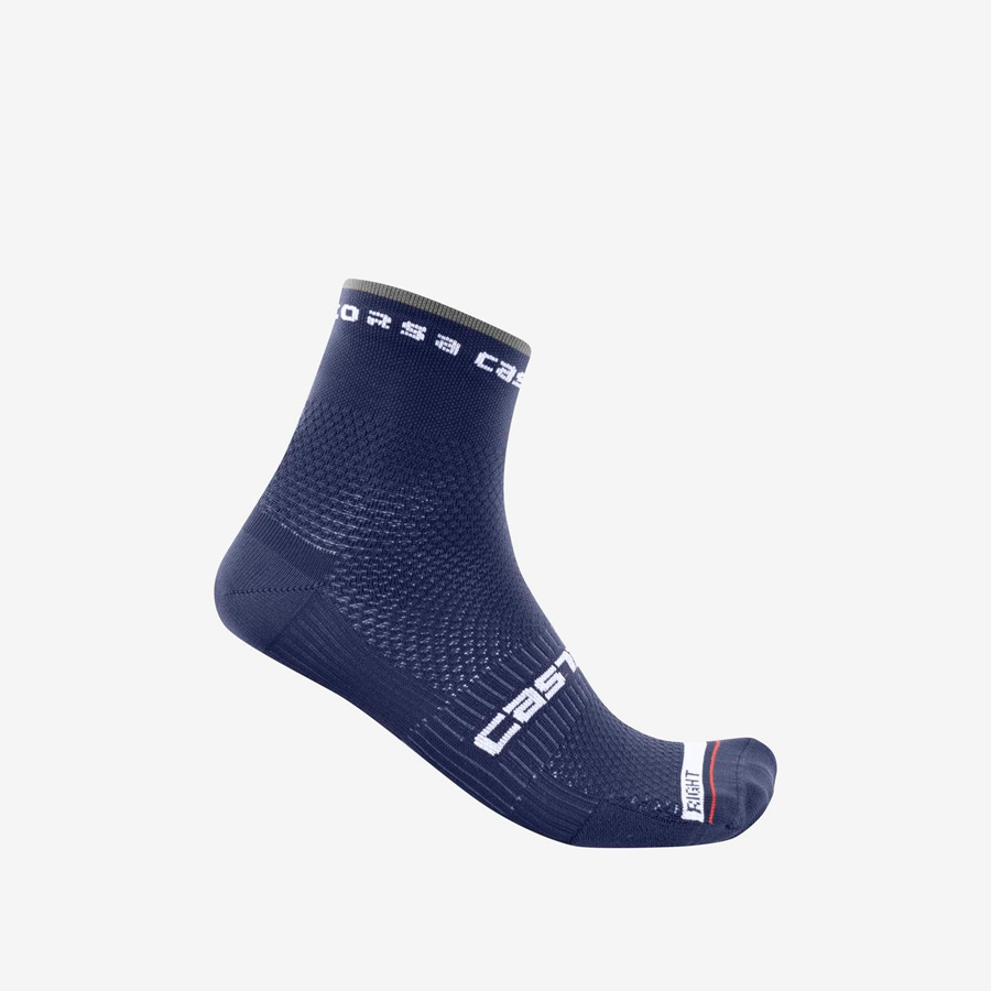 Castelli ROSSO CORSA PRO 9 Socken Herren Blau | 96547-NMZV