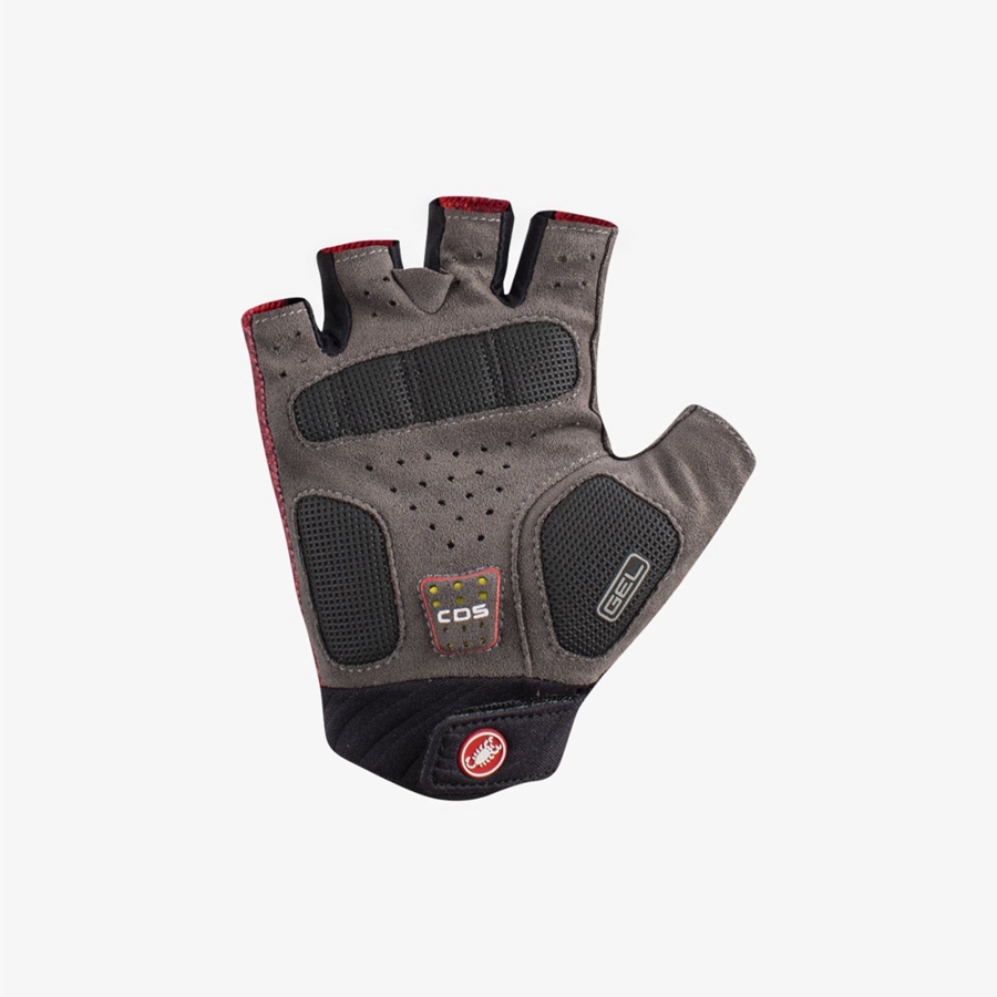 Castelli ROUBAIX GEL 2 Handschuhe Damen Rot | 28451-GVZS