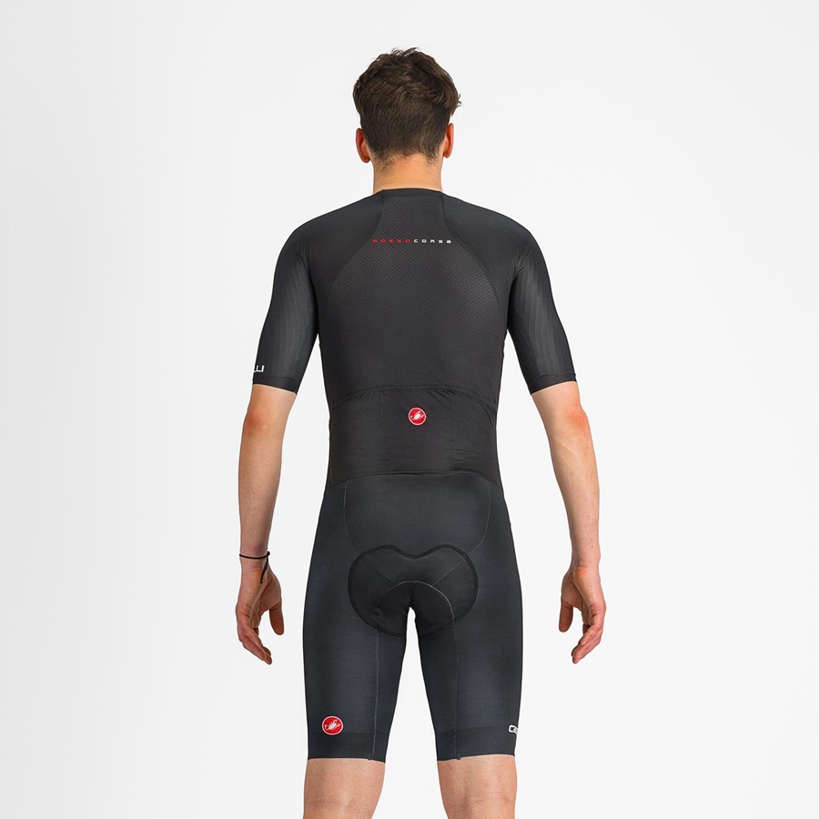 Castelli SANREMO BTW Speedsuit Herren Schwarz | 04251-QPXG