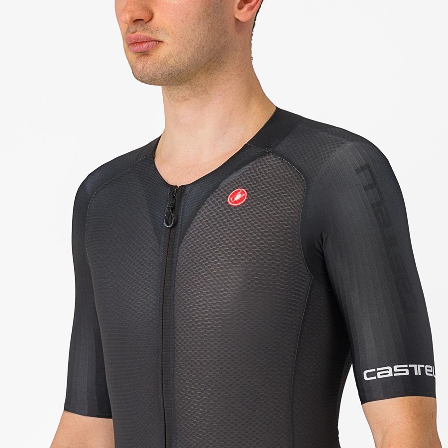 Castelli SANREMO BTW Speedsuit Herren Schwarz | 04251-QPXG