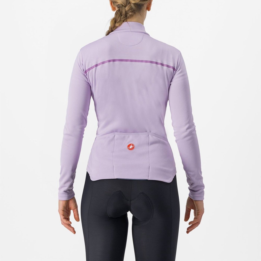 Castelli SINERGIA 2 FZ Trikot Damen Lila Lila | 79468-CYZP