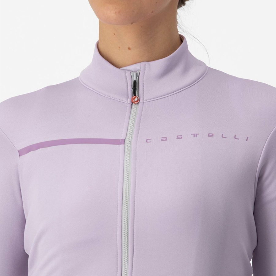 Castelli SINERGIA 2 FZ Trikot Damen Lila Lila | 79468-CYZP