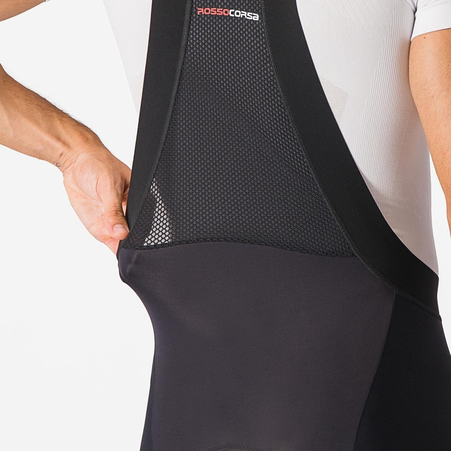 Castelli SORPASSO RoS Strumpfhose Mit Latz Herren Schwarz | 45372-KTNQ