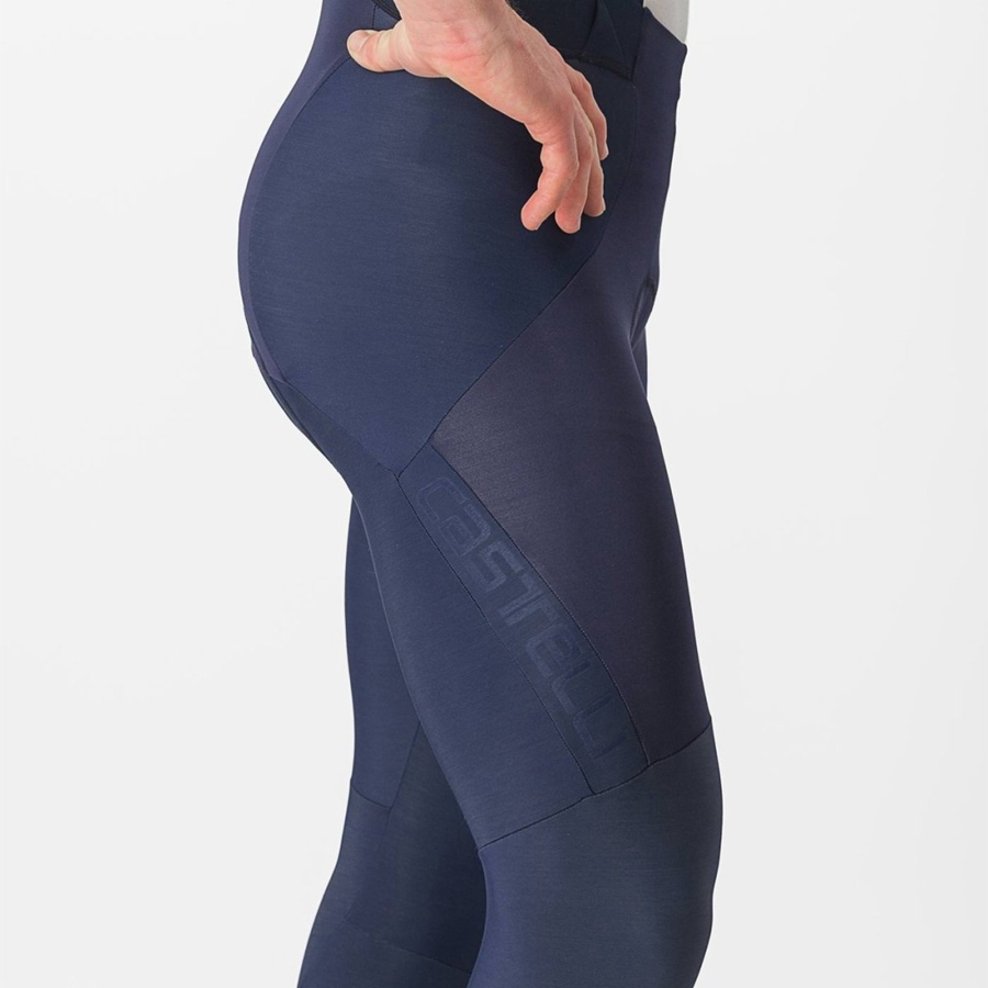 Castelli SORPASSO RoS Strumpfhose Mit Latz Herren Blau | 82709-STPW