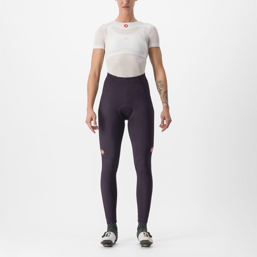 Castelli SORPASSO RoS W Leggings Damen Silber | 26931-QIRE