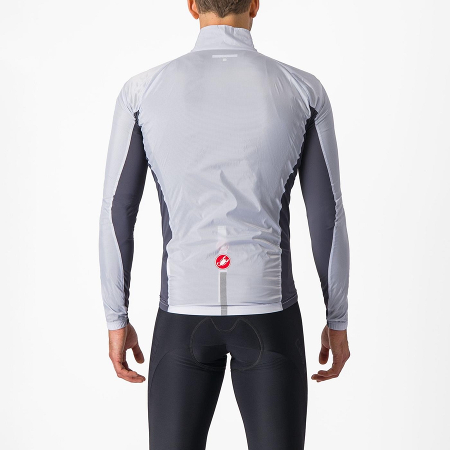 Castelli SQUADRA STRETCH Schutz Herren Silber Grau Dunkelgrau | 01352-RFJL