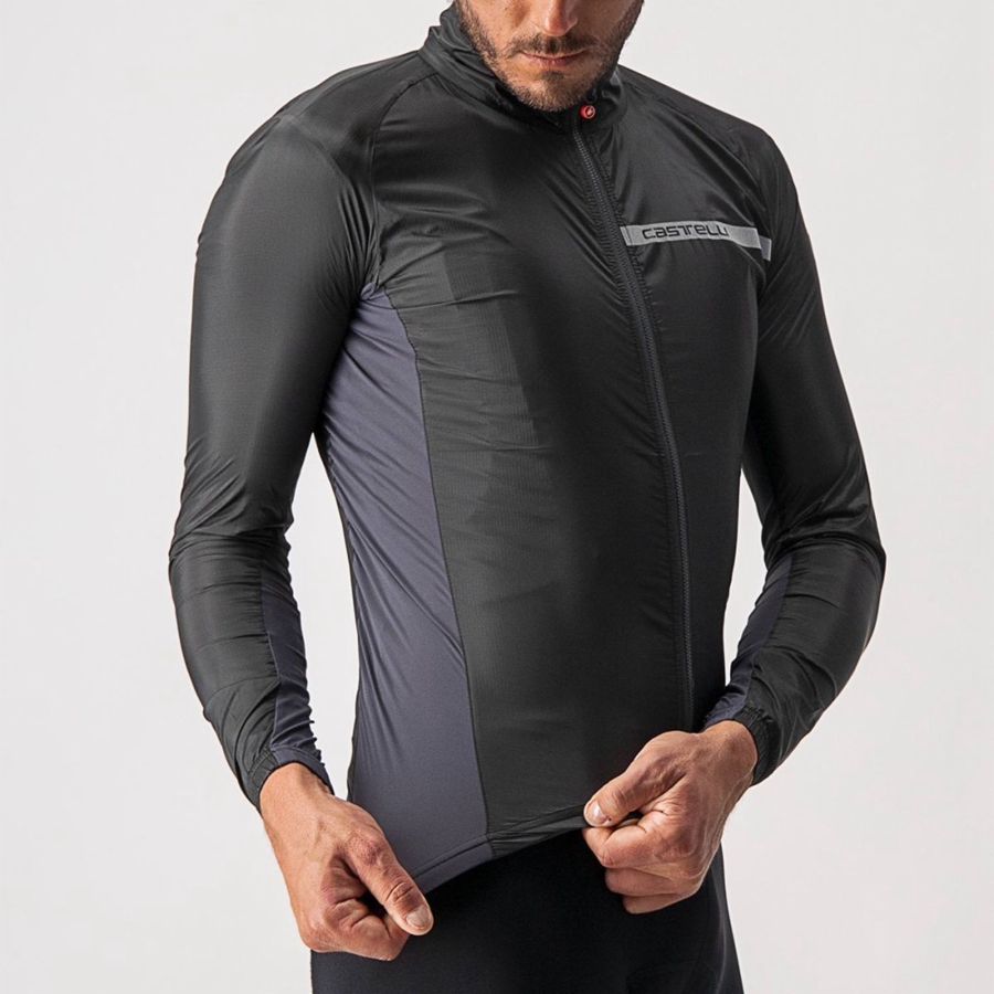 Castelli SQUADRA STRETCH Schutz Herren Schwarz Dunkelgrau | 72136-AUVZ