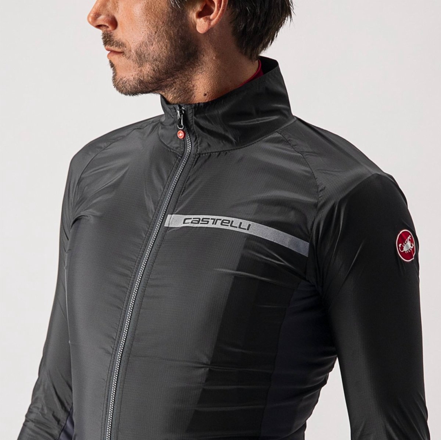 Castelli SQUADRA STRETCH Schutz Herren Schwarz Dunkelgrau | 72136-AUVZ