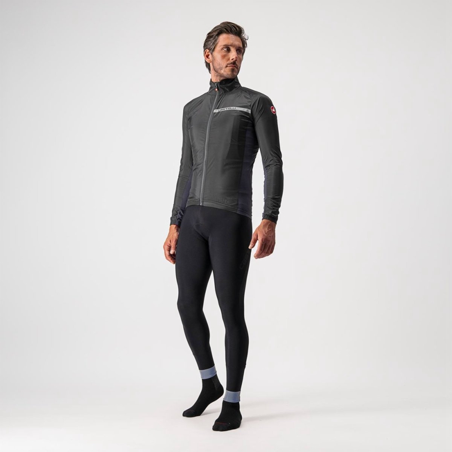 Castelli SQUADRA STRETCH Schutz Herren Schwarz Dunkelgrau | 72136-AUVZ