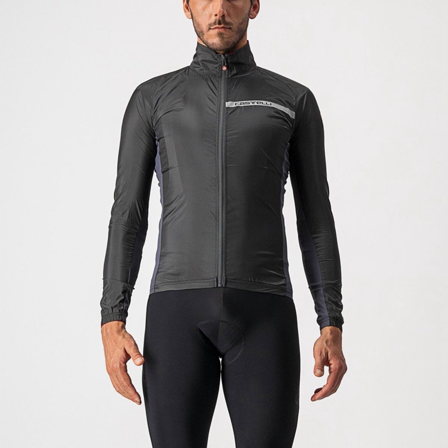 Castelli SQUADRA STRETCH Schutz Herren Schwarz Dunkelgrau | 72136-AUVZ