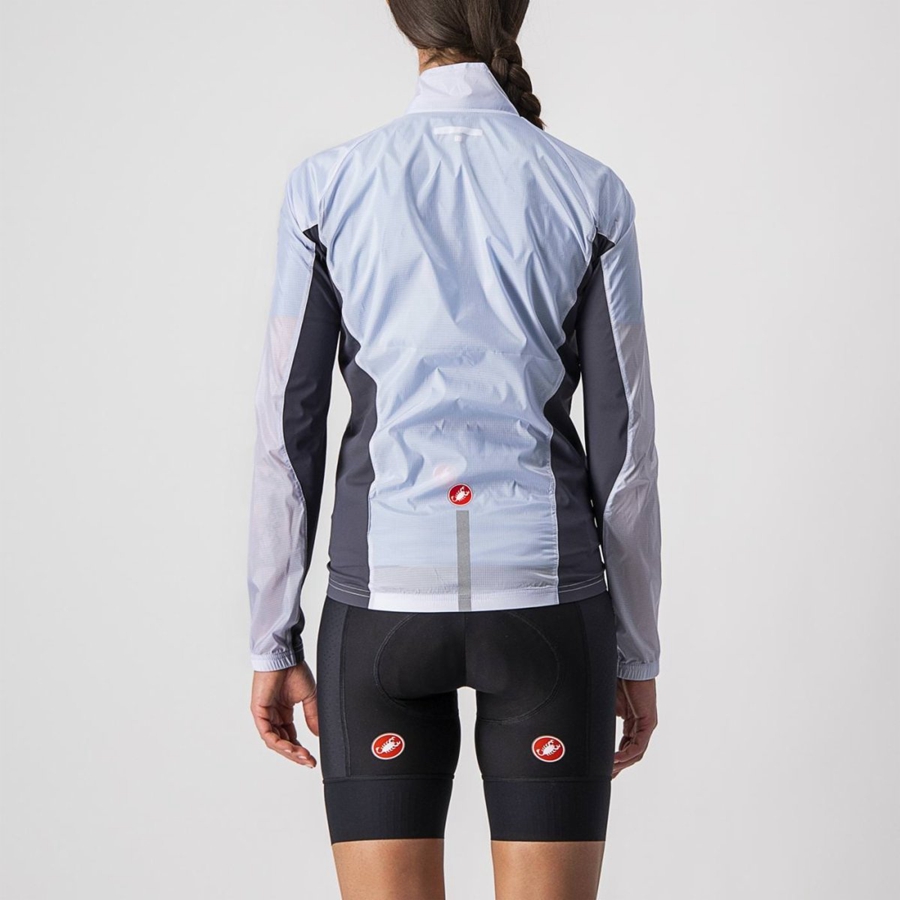 Castelli SQUADRA STRETCH W Schutz Damen Silber Grau Dunkelgrau | 69425-EUOK