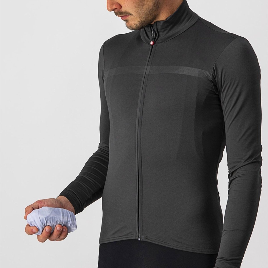 Castelli SQUADRA STRETCH Weste Herren Silber Grau Dunkelgrau | 15238-OVPT