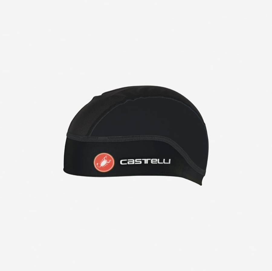 Castelli SUMMER SKULL Kappe Herren Schwarz | 29870-SAUP