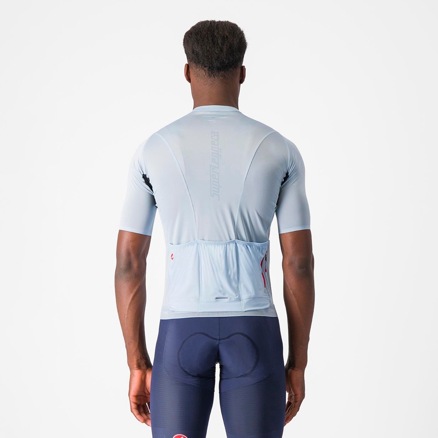 Castelli SUPERLEGGERA 3 Trikot Herren Blau | 79324-GHTZ