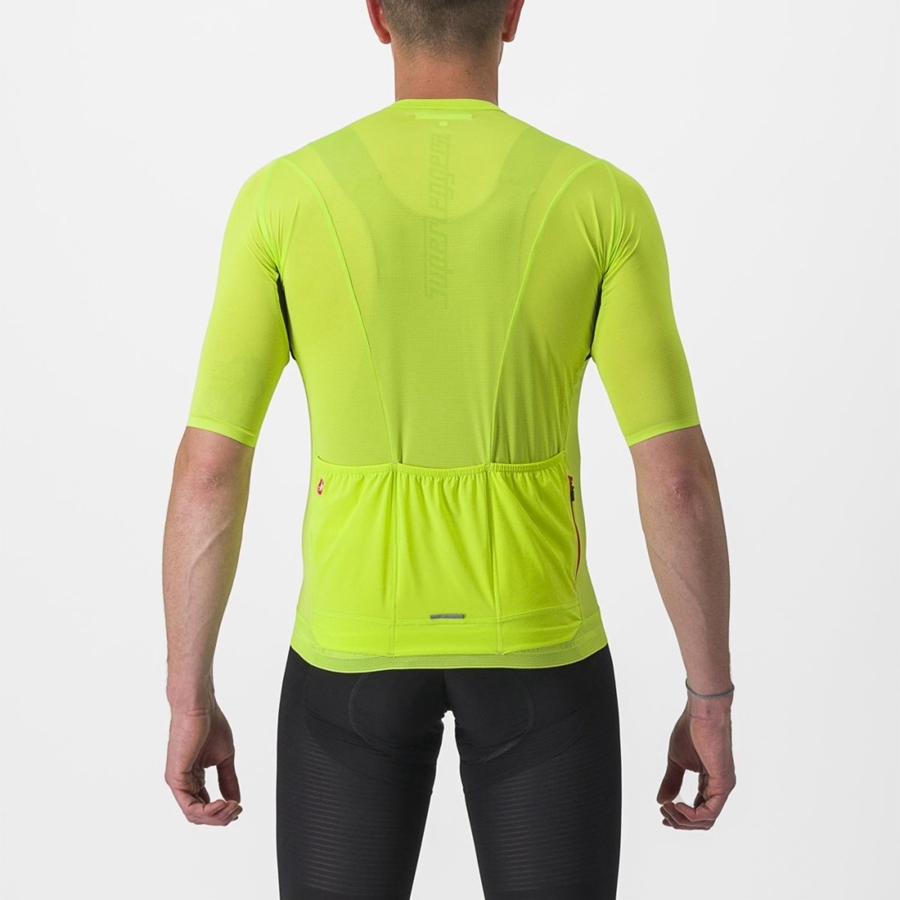 Castelli SUPERLEGGERA 3 Trikot Herren Hellgrün | 61523-RJCG