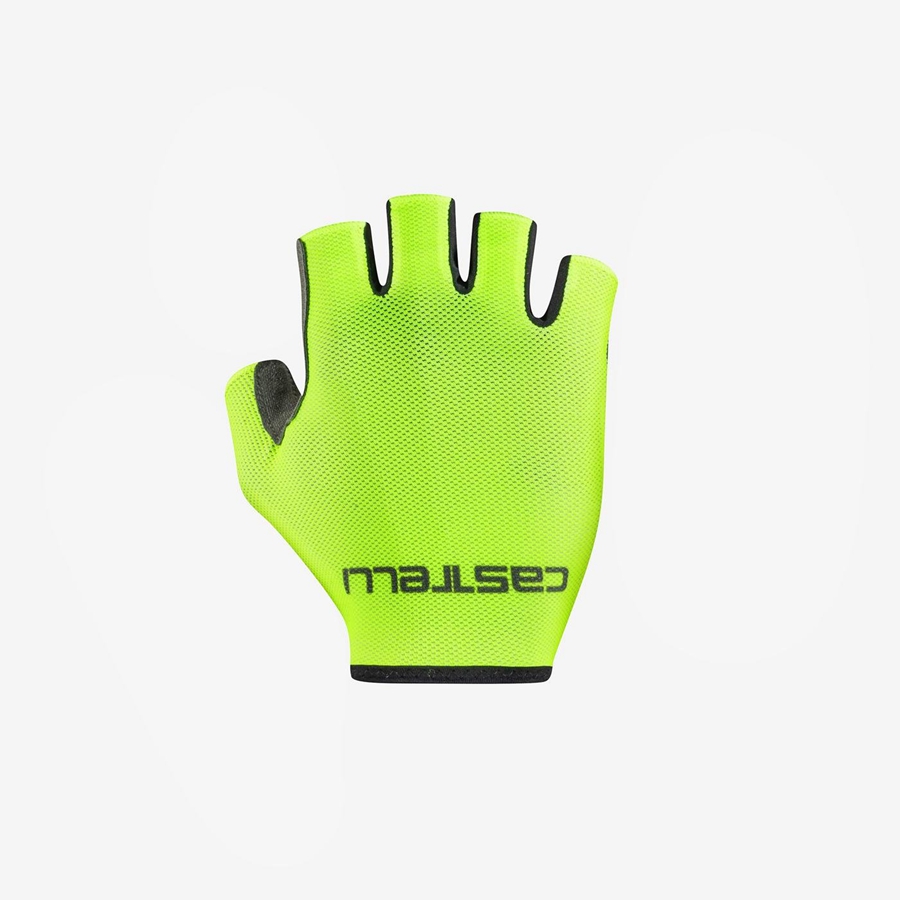 Castelli SUPERLEGGERA SUMMER. Handschuhe Herren Hellgrün | 40652-MXEZ