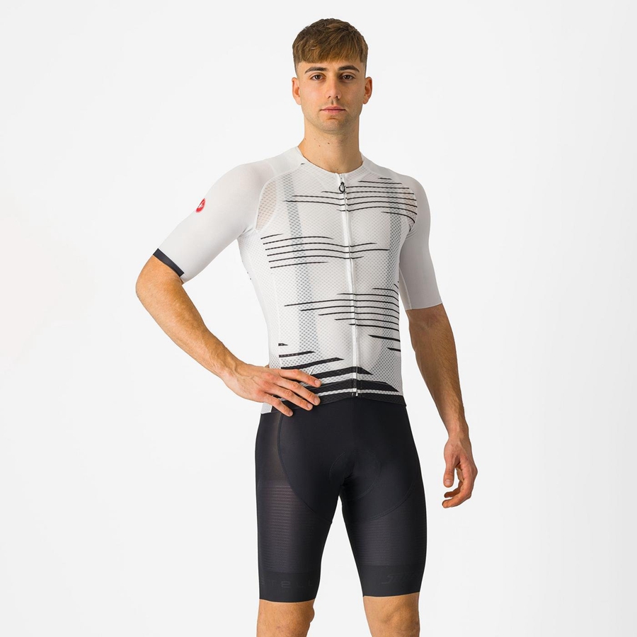 Castelli SUPERLEGGERA Shorts Mit Latz Herren Schwarz | 41703-UCWT