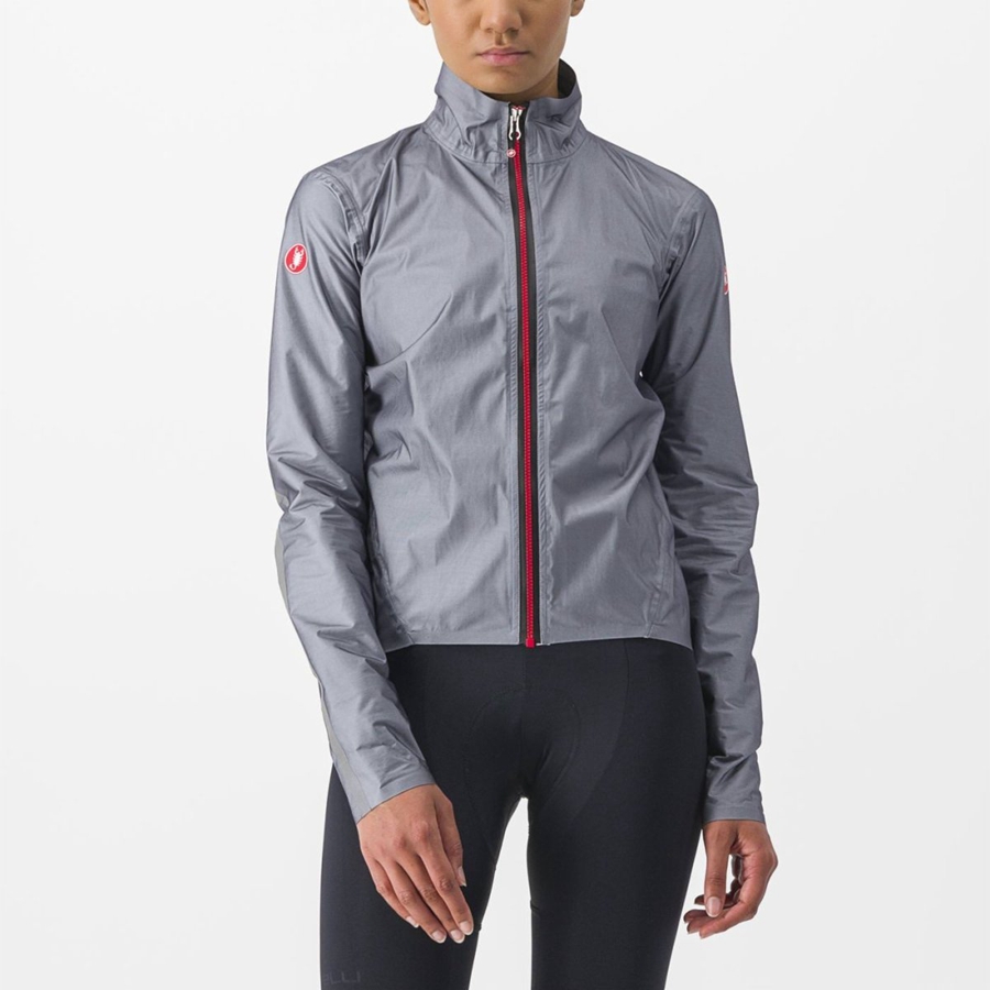 Castelli TEMPESTA LITE W Schutz Damen Grau | 84039-EHJX