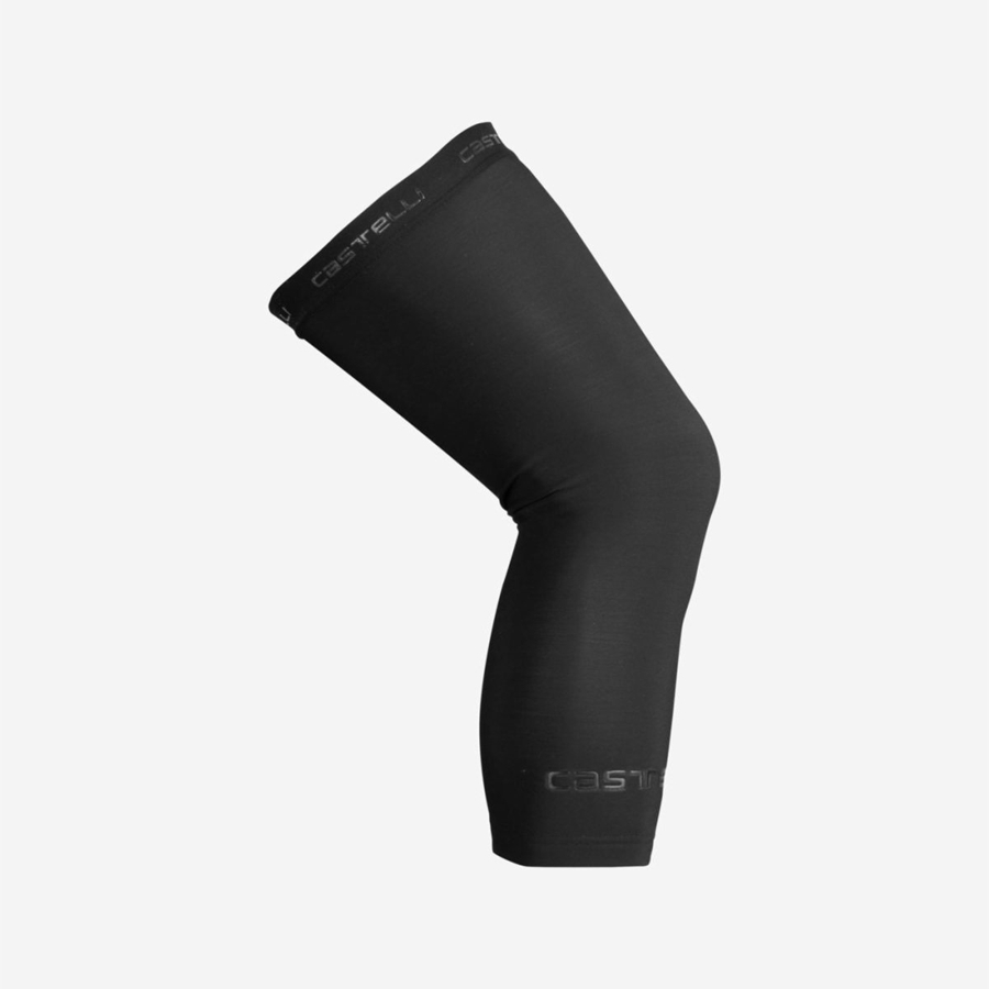 Castelli THERMOFLEX 2 KNEE WARMER Beinwärmer Damen Schwarz | 93012-WMOD