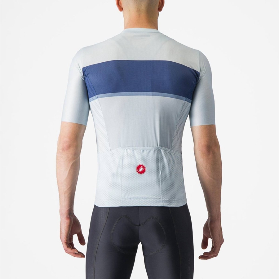 Castelli TRADIZIONE Trikot Herren Blau Blau Grau | 89603-CERI