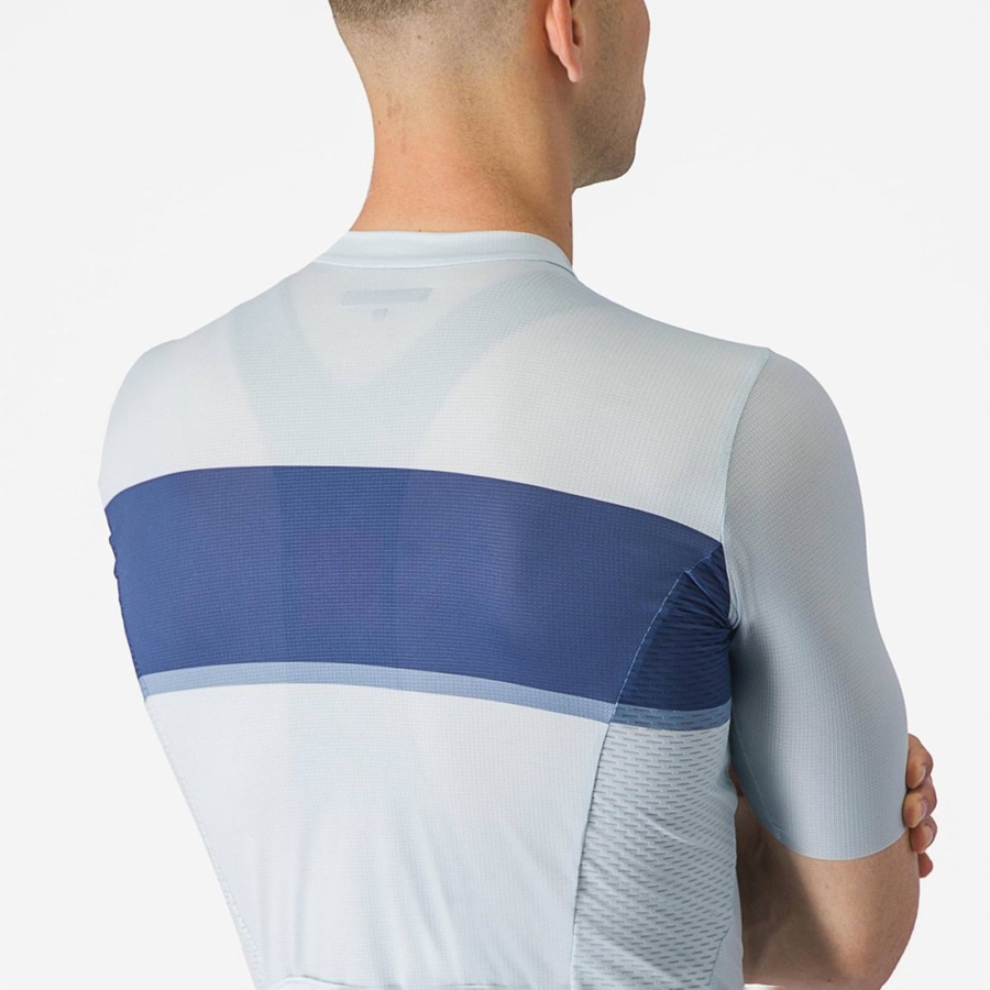 Castelli TRADIZIONE Trikot Herren Blau Blau Grau | 89603-CERI