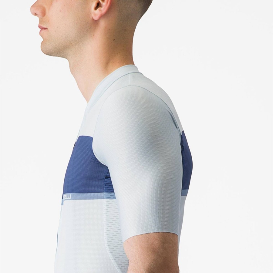 Castelli TRADIZIONE Trikot Herren Blau Blau Grau | 89603-CERI