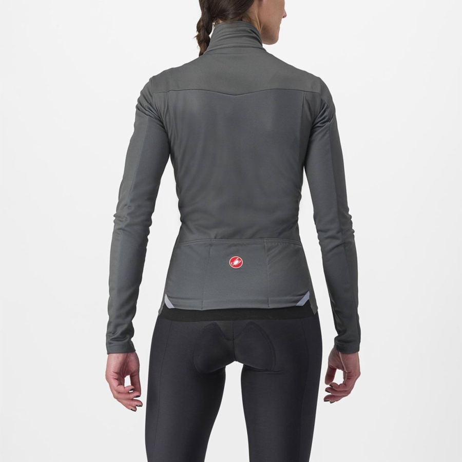 Castelli TRANSITION 2 W Jacken Damen Grau | 19308-KGYI