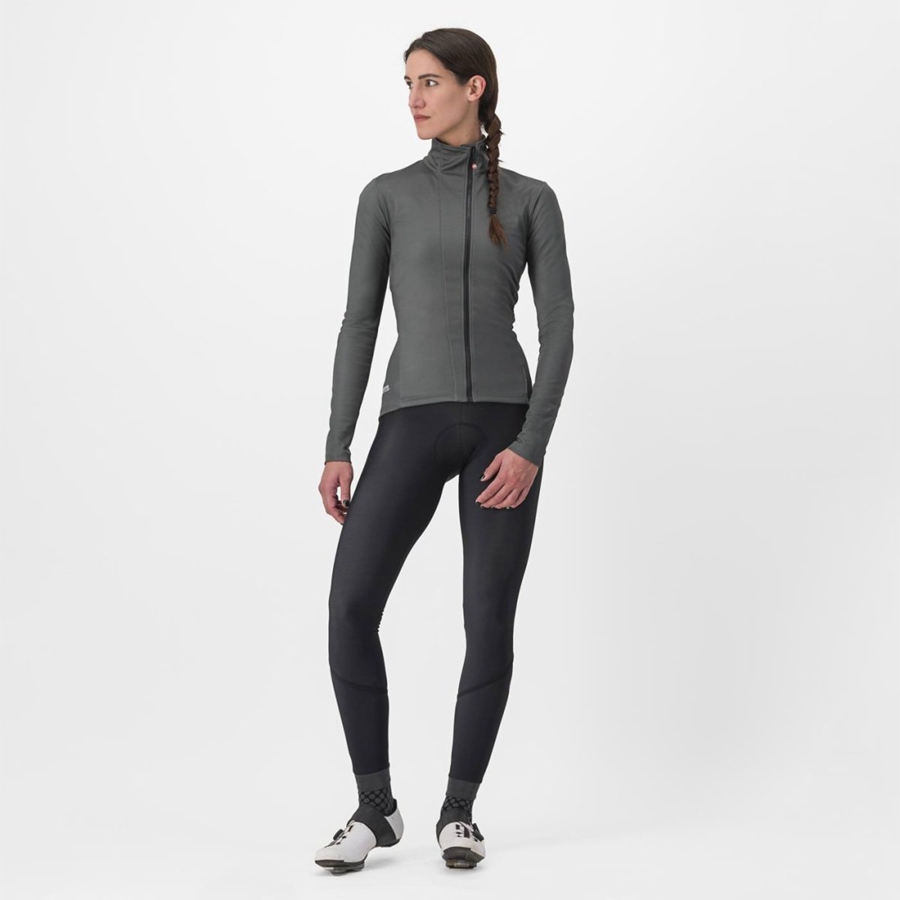 Castelli TRANSITION 2 W Jacken Damen Grau | 19308-KGYI