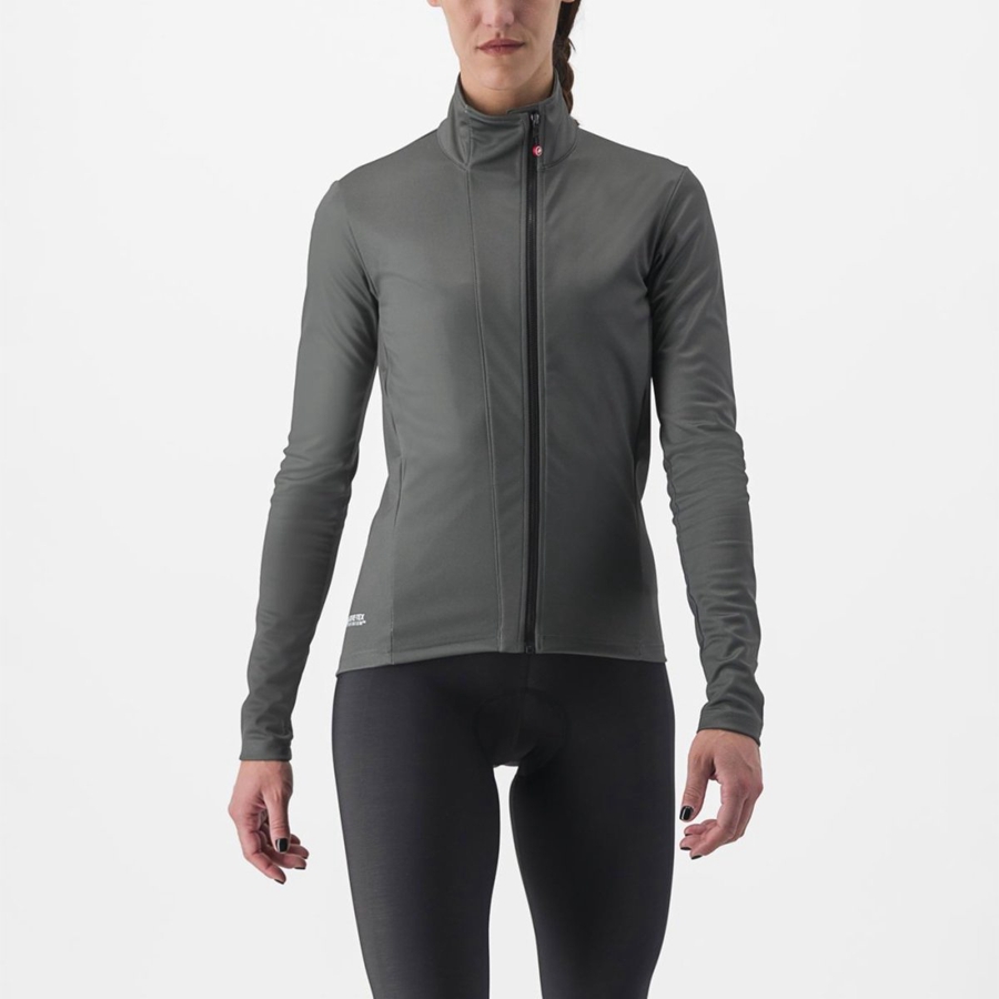 Castelli TRANSITION 2 W Jacken Damen Grau | 19308-KGYI