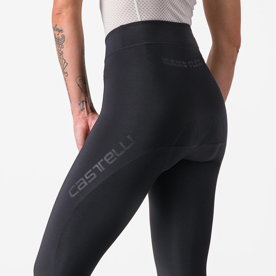 Castelli TUTTO NANO W Leggings Damen Schwarz | 09328-GPSK