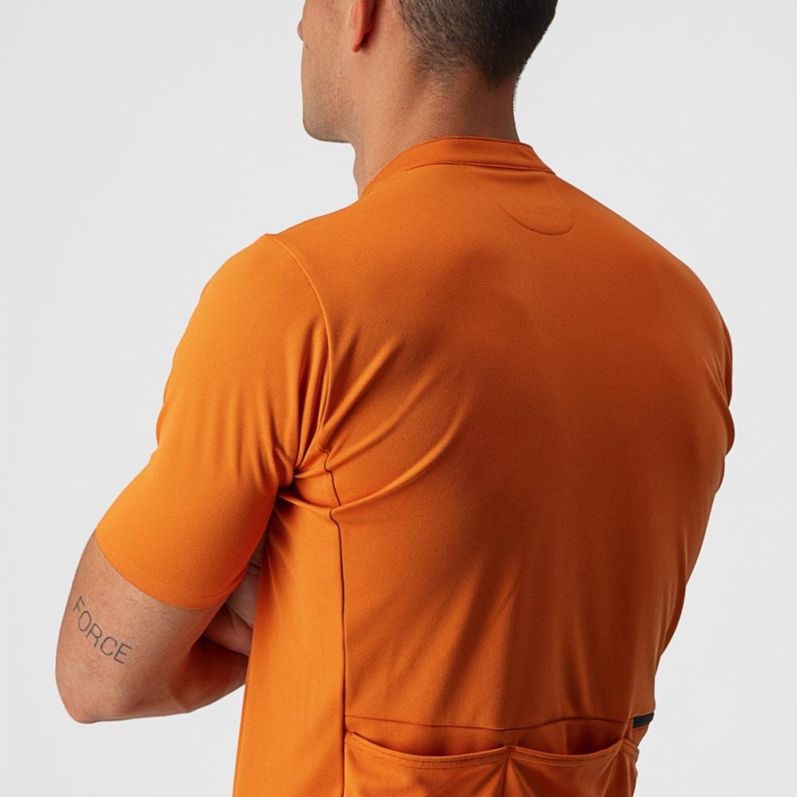 Castelli UNLIMITED ALLROAD Trikot Herren Orange Rot | 63214-PUOF