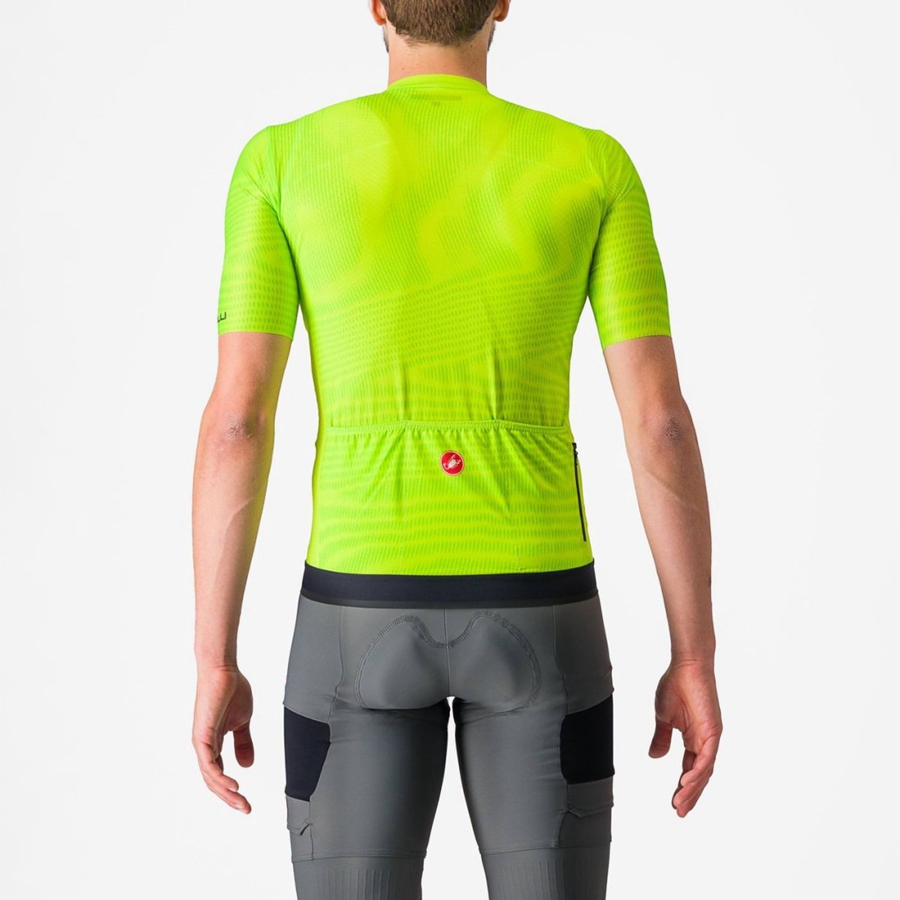 Castelli UNLIMITED ENDURANCE Trikot Herren Hellgrün Dunkelgrau | 71638-ISNV