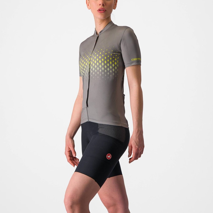 Castelli UNLIMITED SENTIERO 3 Trikot Damen Grau | 06294-MFZT