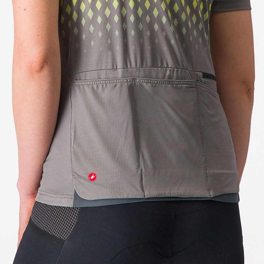 Castelli UNLIMITED SENTIERO 3 Trikot Damen Grau | 06294-MFZT