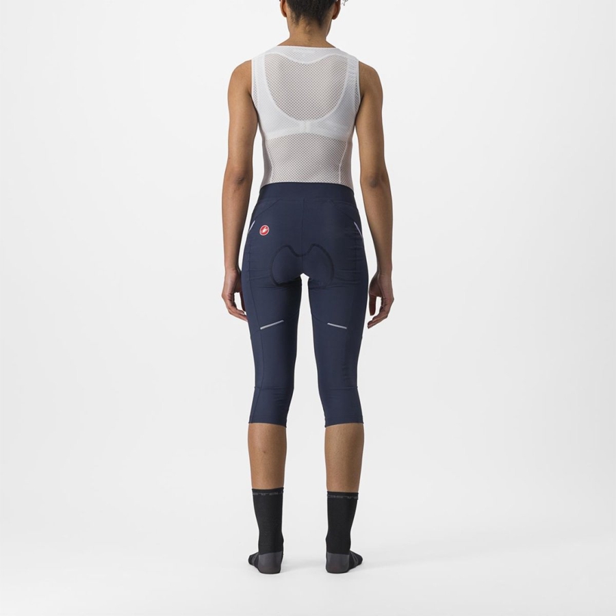 Castelli VELOCISSIMA 3 KNICKER Leggings Damen Blau Lila Weiß | 37498-UDZE