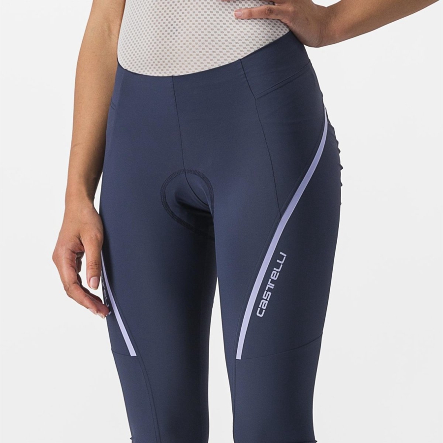 Castelli VELOCISSIMA 3 KNICKER Leggings Damen Blau Lila Weiß | 37498-UDZE