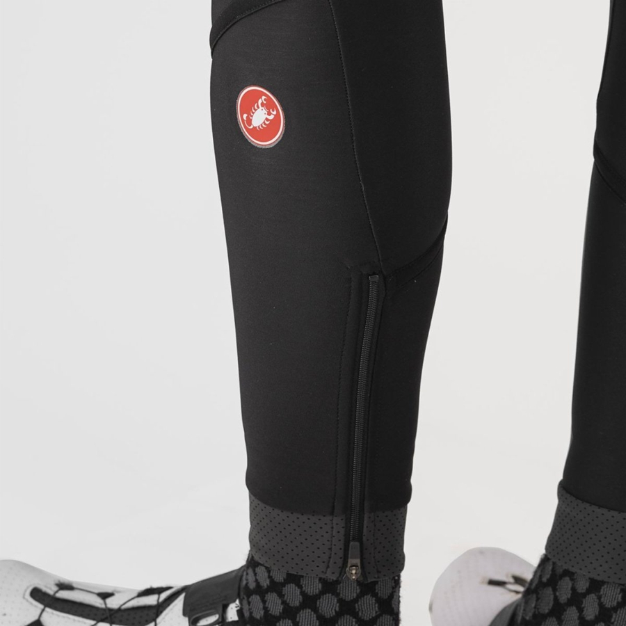 Castelli VELOCISSIMA DT Strumpfhose Mit Latz Damen Schwarz Schwarz | 85907-WYRO